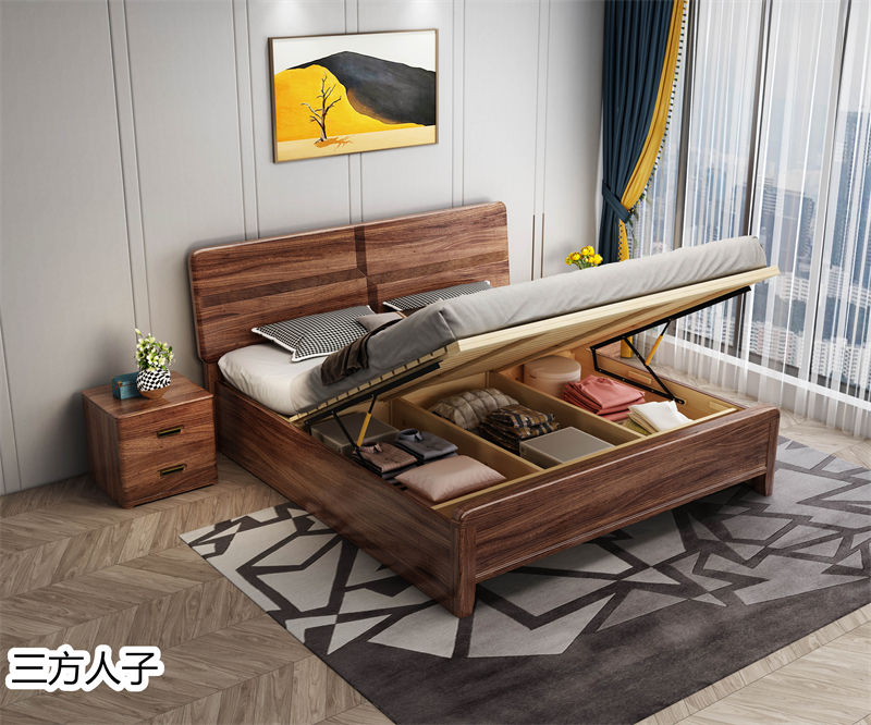 三方人子現代極簡風格烏金木家具61