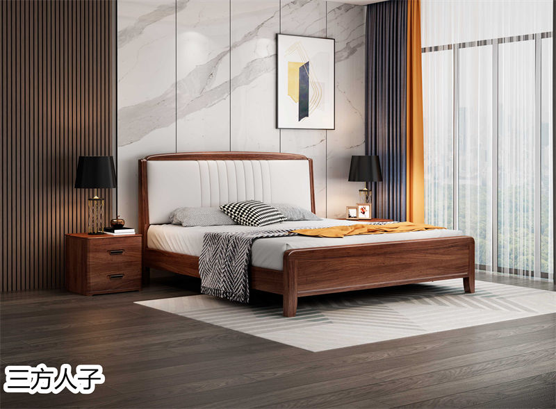 三方人子現代極簡風格烏金木家具63