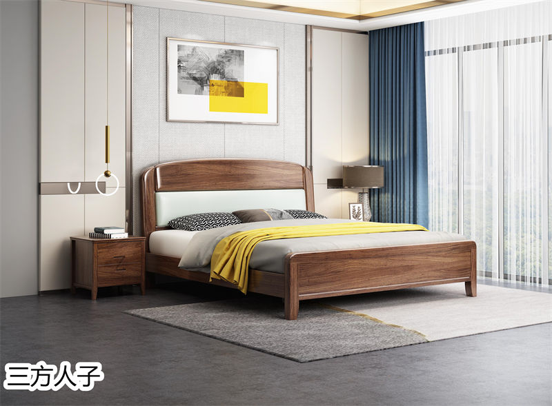 三方人子現代極簡風格烏金木家具66