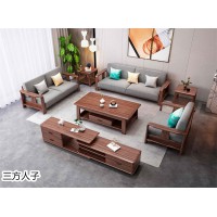 三方人子現代極簡風格烏金木家具,南康烏金木家具,江西現代極簡烏金木套房廠家