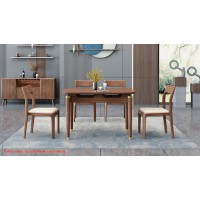 康優寶輕奢新中式胡桃木家具：K6P901長餐臺