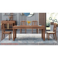 康優(yōu)寶輕奢新中式胡桃木家具：K6P20長餐臺