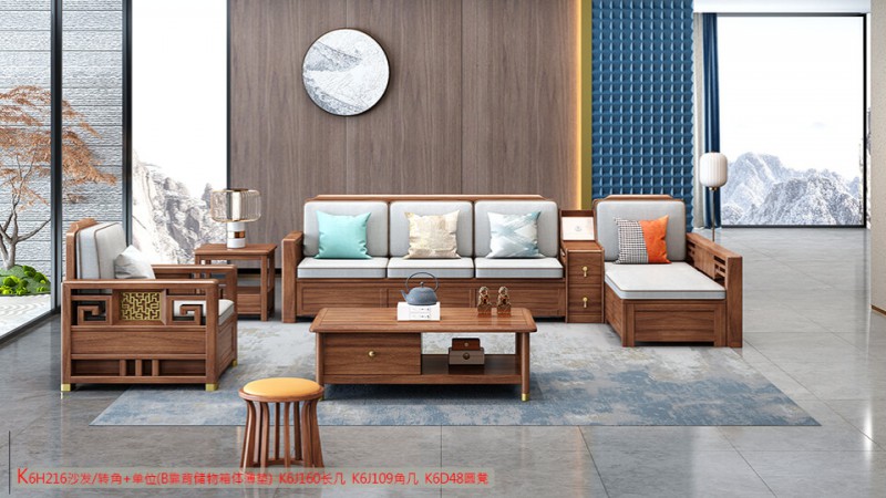 K6H216沙發(fā) 轉(zhuǎn)角+單位（B靠背儲物箱體薄墊）2