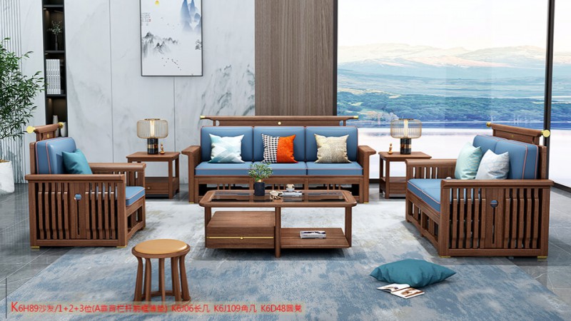 K6H89沙發(fā) 1+2+3位（A靠背欄桿前框薄墊）