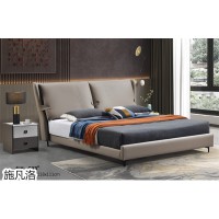 施凡洛輕奢極簡風格軟體床，軟床、布藝床、皮質軟床廠家，深圳施凡洛家居