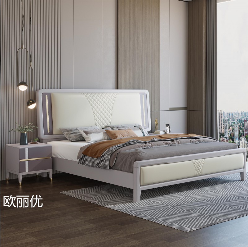 歐麗優輕奢風格星空灰系列家具4