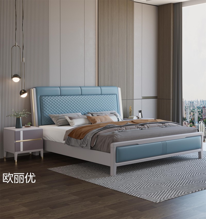 歐麗優輕奢風格星空灰系列家具7