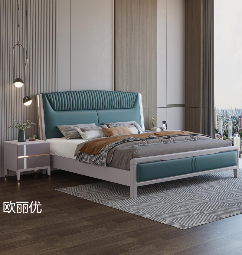 歐麗優輕奢風格星空灰系列家具8