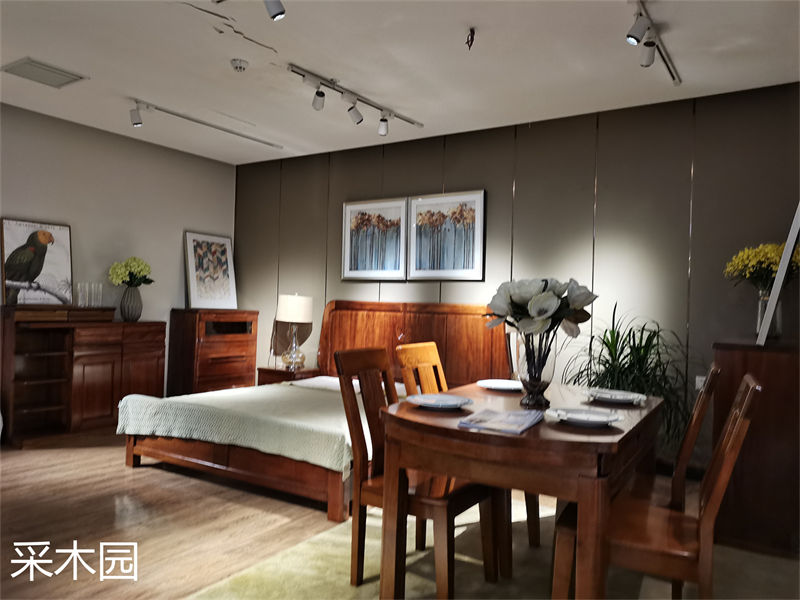 采木園&middot;誰最美 新德式金絲檀木家具展廳實拍13