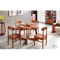 安德穩(wěn)南美胡桃木木蠟油原木家具：圓桌302#