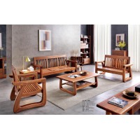 安德穩(wěn)南美胡桃木木蠟油原木家具：123沙發(fā)555#