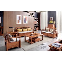 安德穩(wěn)南美胡桃木木蠟油原木家具：123沙發(fā)333#
