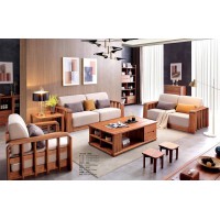 安德穩(wěn)南美胡桃木木蠟油原木家具：123沙發(fā)999#