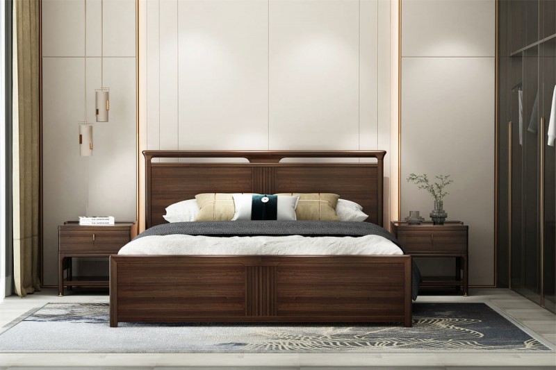 新中式風(fēng)格烏金木家具 (2)