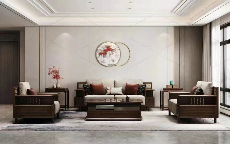 新中式風格烏金木家具 (11)