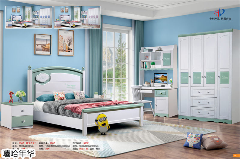 嘻哈年華青少年兒童實(shí)木套房家具6