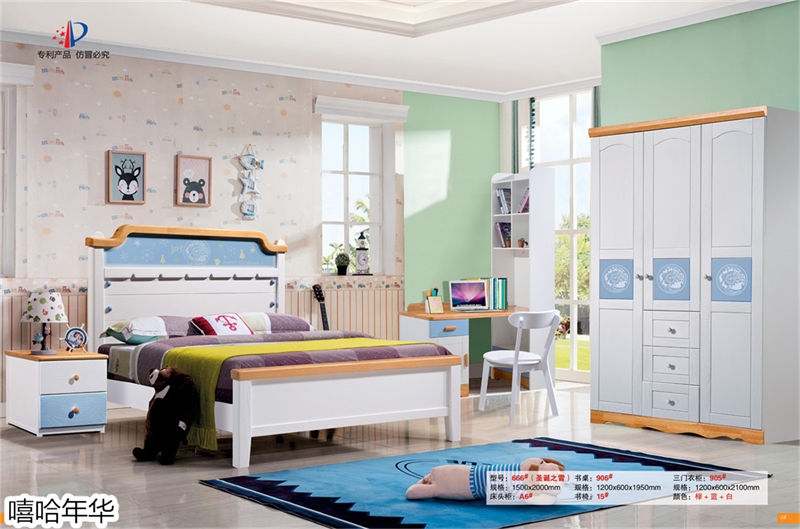 嘻哈年華青少年兒童實(shí)木套房家具8