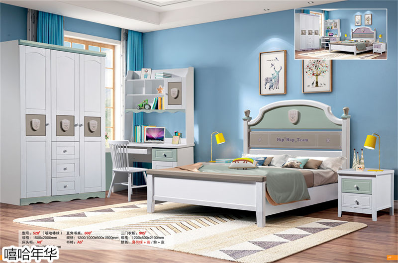 嘻哈年華青少年兒童實(shí)木套房家具12