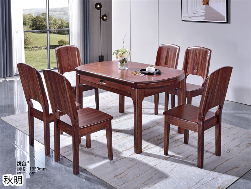 秋明家具烏金木套房家具9