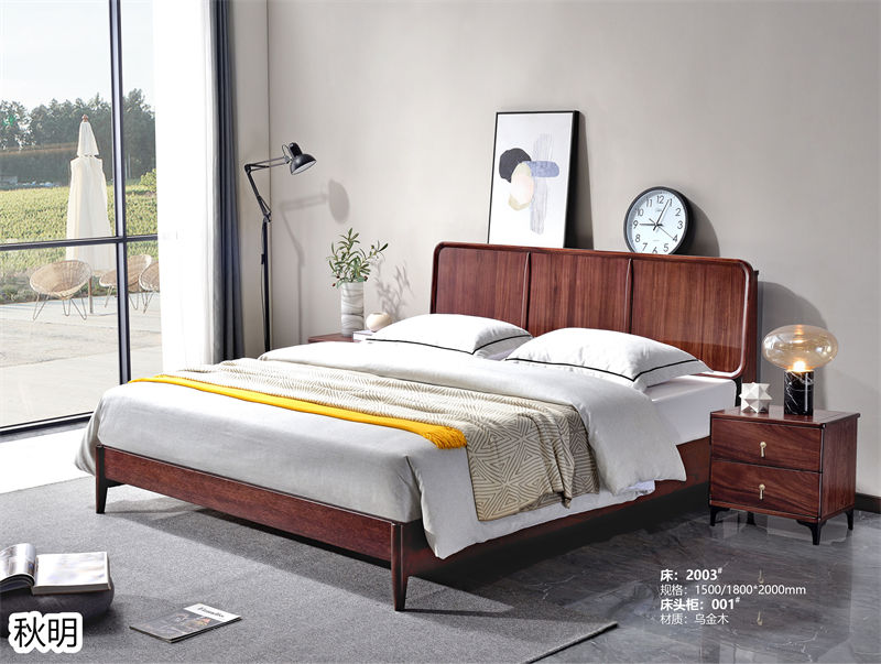 秋明家具烏金木套房家具15