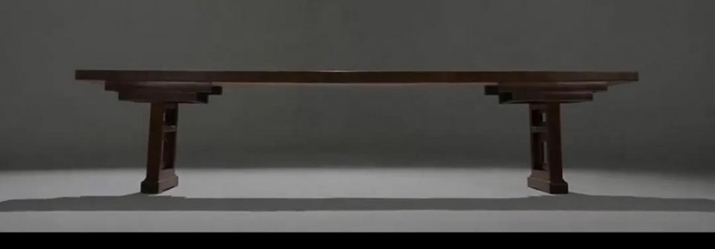 明末清初 黃花梨獨(dú)板架幾式巨型供案