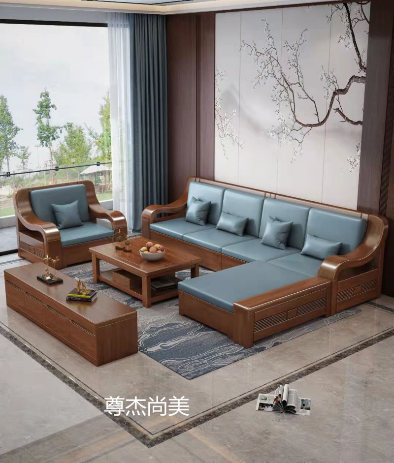 尊杰尚美現(xiàn)代中式沙發(fā)