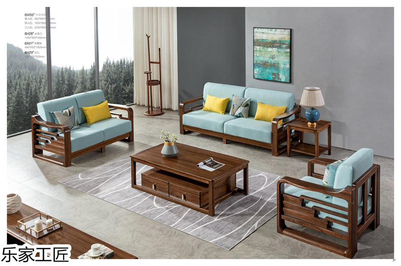 樂(lè)家工匠巴新黑胡桃家具13