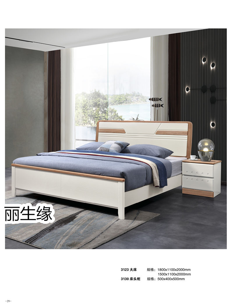 麗生緣&middot;現代簡約紅胡桃木蠟油家具16