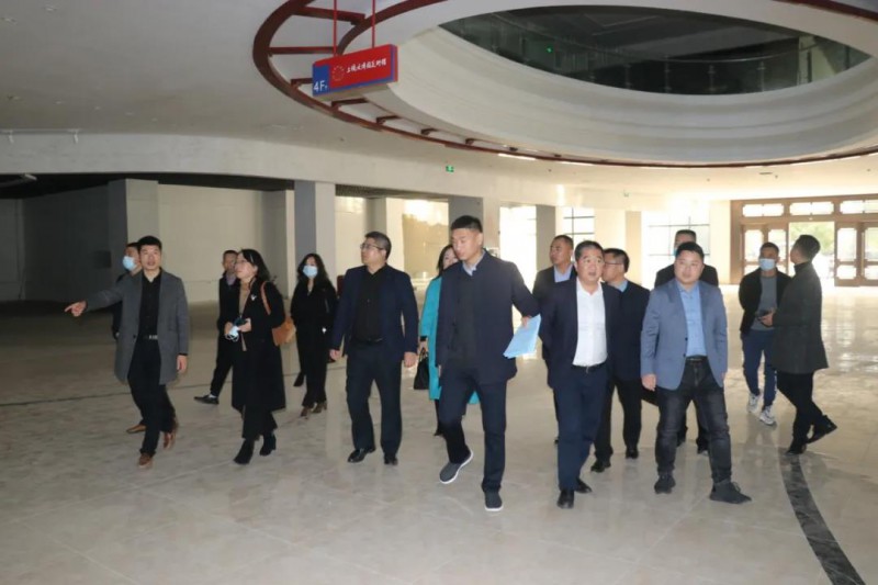 考察南康家具品牌館選址地