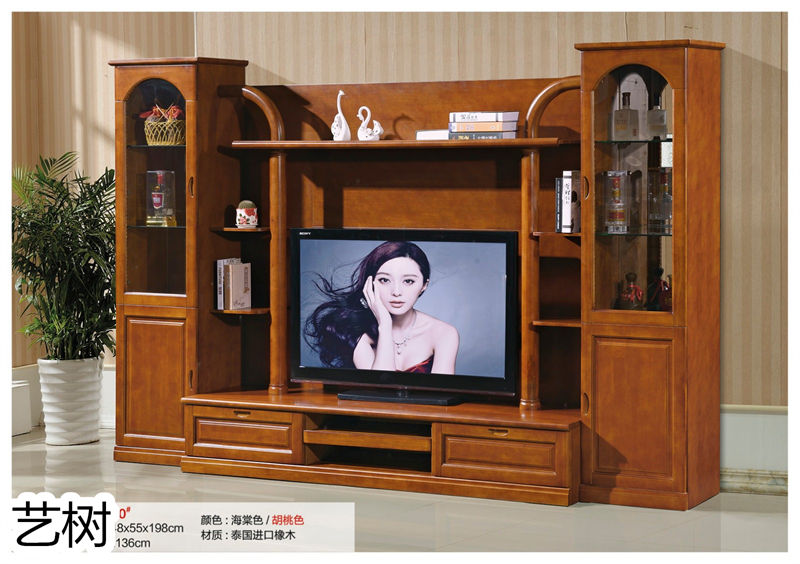 藝樹家具實木間廳柜、酒柜、鞋柜、電視柜、書柜6