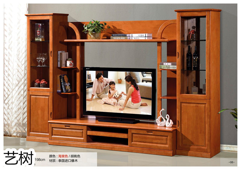 藝樹家具實木間廳柜、酒柜、鞋柜、電視柜、書柜7