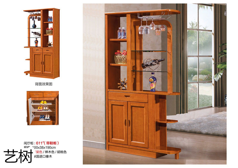 藝樹家具實木間廳柜、酒柜、鞋柜、電視柜、書柜48