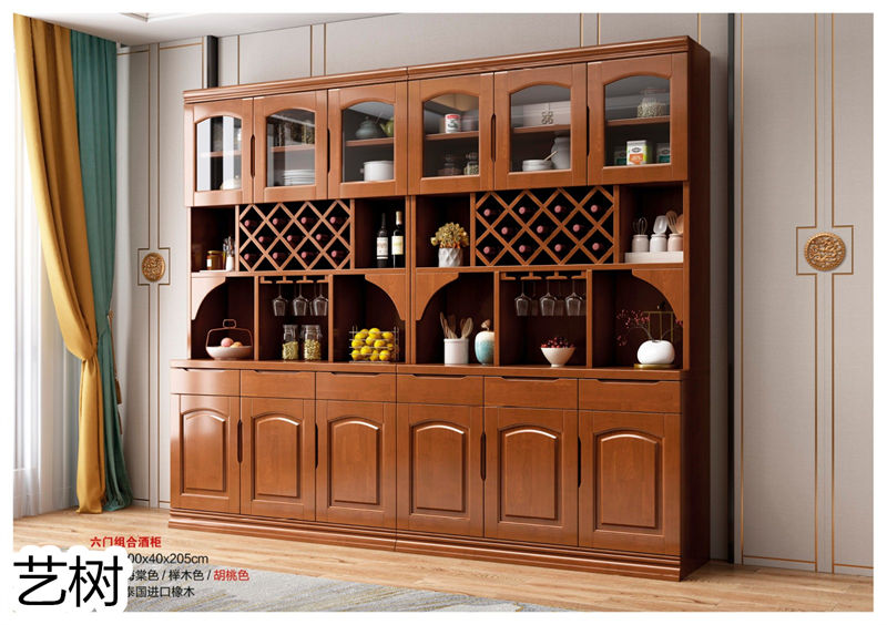 藝樹家具實木間廳柜、酒柜、鞋柜、電視柜、書柜58
