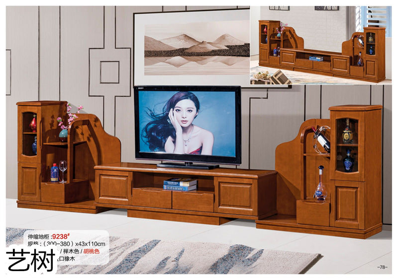 藝樹家具實木間廳柜、酒柜、鞋柜、電視柜、書柜77