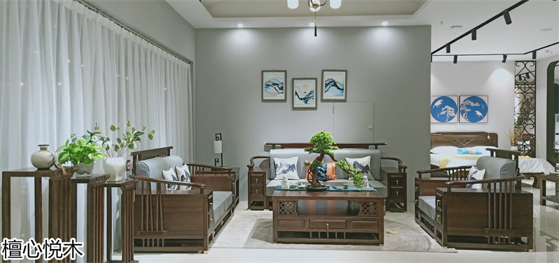 閩億通·檀心悅木家具展廳實拍11