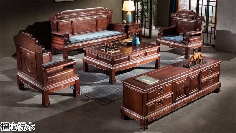 閩億通·檀心悅木 中式古典金絲檀木家具1