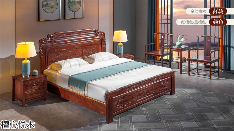 閩億通·檀心悅木 中式古典金絲檀木家具5