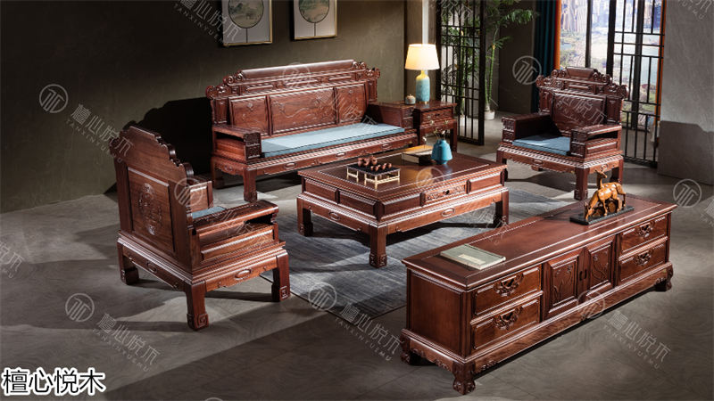 閩億通·檀心悅木 中式古典金絲檀木家具8