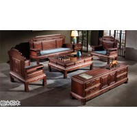 檀心悅木中式古典家具，江西南康新中式古典、新古典金絲檀木套房廠家，閩億通家具