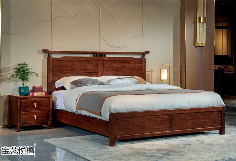 賢寶家具&middot;寶藝悅檀 新中式烏金木套房家具25