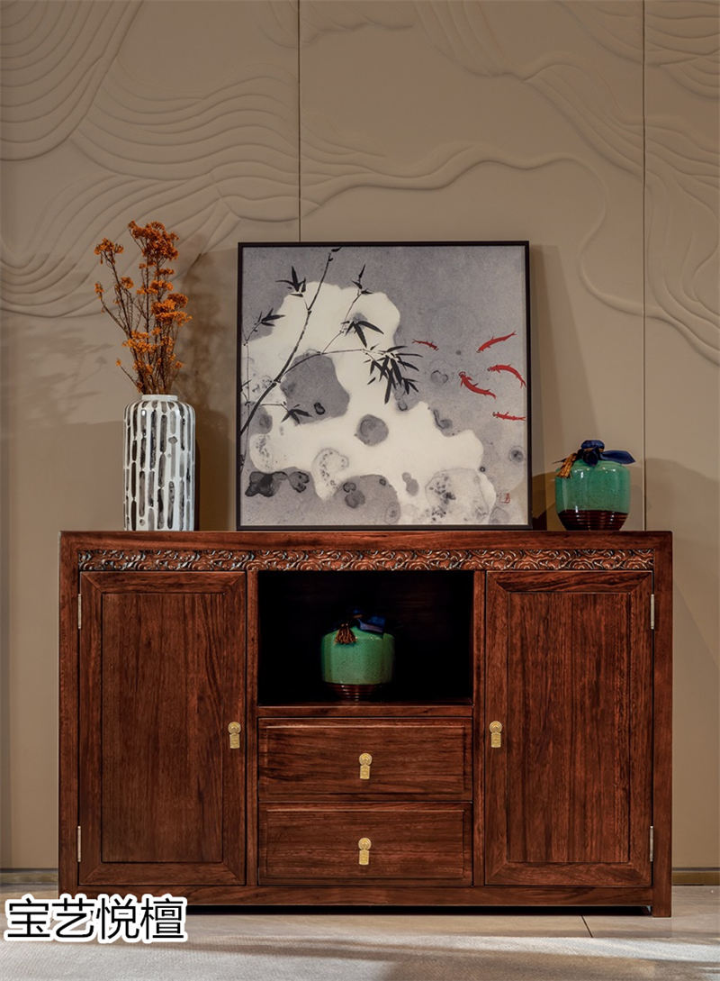 賢寶家具&middot;寶藝悅檀 新中式烏金木套房家具28