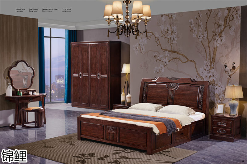 國錦家具——東韻錦鯉新古典紅檀木家具