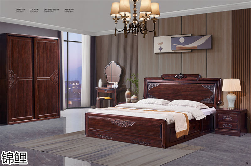 國錦家具——東韻錦鯉新古典紅檀木家具