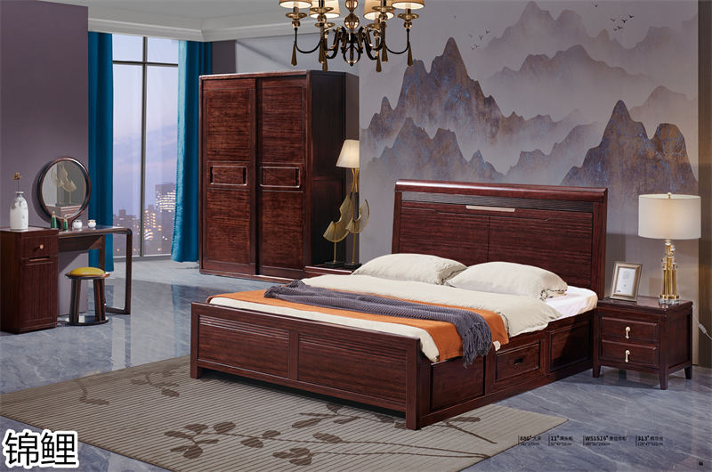 國錦家具——東韻錦鯉新古典紅檀木家具