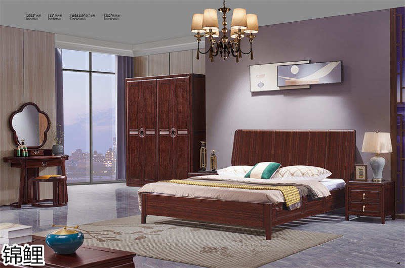 國錦家具——東韻錦鯉新古典紅檀木家具