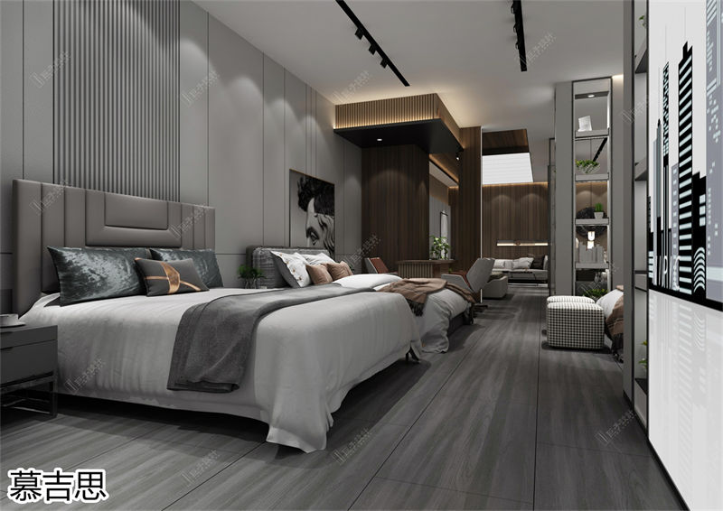 慕吉思家具形象店設計效果圖