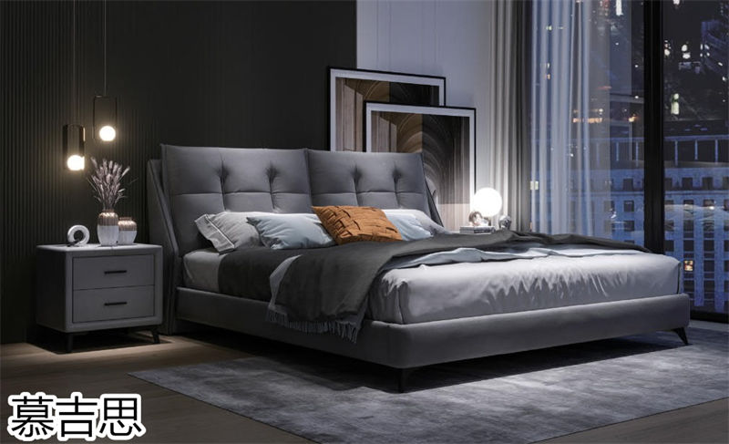 慕吉思現代簡約軟體床