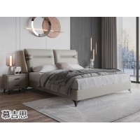 慕吉思現代簡約軟體家具，廣東現代極簡軟體床品牌招商，皮床、軟床生產廠家