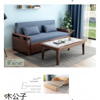 實(shí)木多功能沙發(fā)床，南康沙發(fā)床廠家，江西小戶型沙發(fā)床定制，實(shí)木沙發(fā)床工程定制廠家