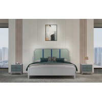 悅美人現代美式家具：床02